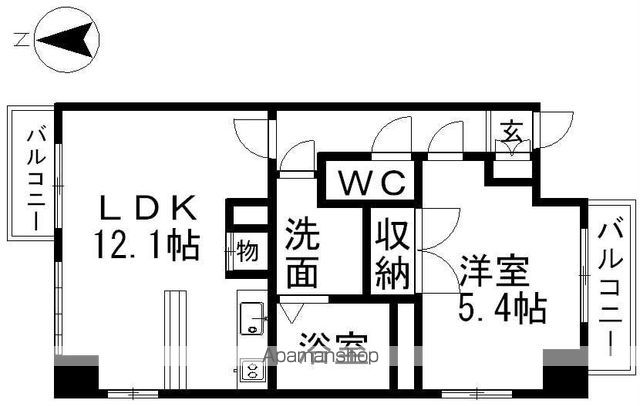 レジディア久屋大通IIの間取り写真