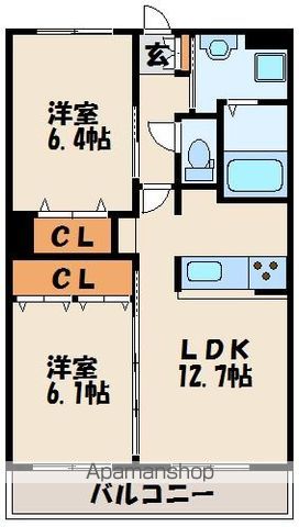シャインフォレストの間取り写真