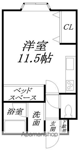 コーポリリーIIIの間取り写真