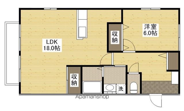 フォブール深坂の間取り写真
