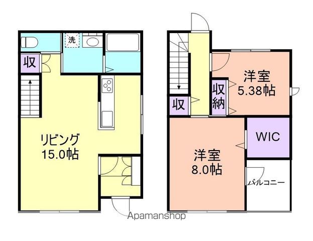 【和歌山市西浜の戸建ての間取り】