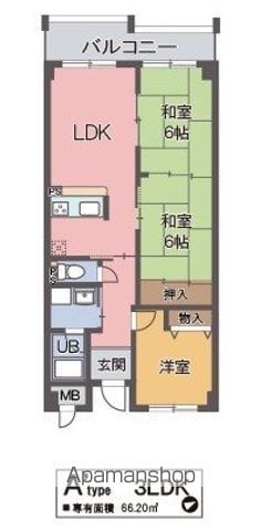 プリムベール向丘の間取り写真