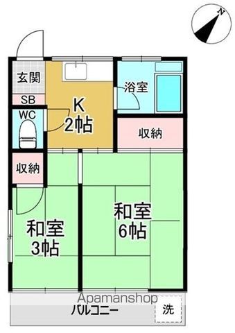 第二桜荘の間取り写真