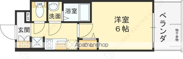 プレサンス緑橋ソレアスの間取り写真