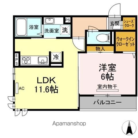 ブルーム宮の町の間取り写真