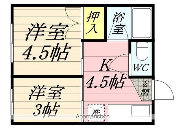 赤木ビルの間取り写真