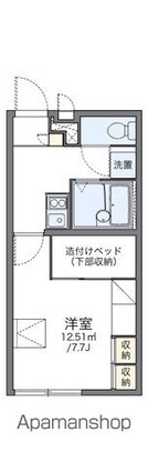 レオパレスコーポ　タイホー[1K/21.81m2]の間取図
