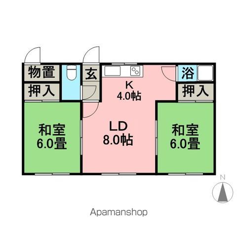 田中マンションの間取り写真