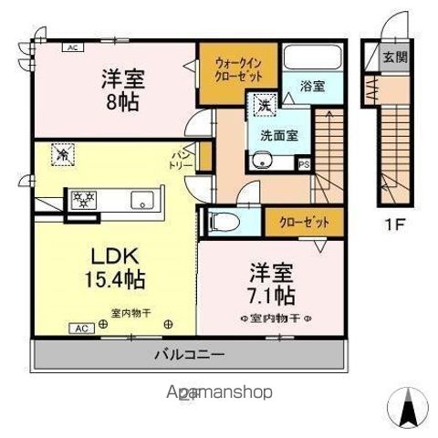 アヴァンセ 横井の間取り写真
