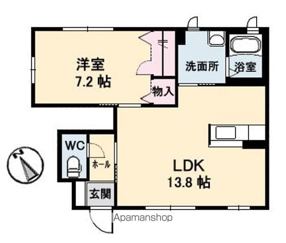 シャーメゾンリヴェール A棟の間取り写真