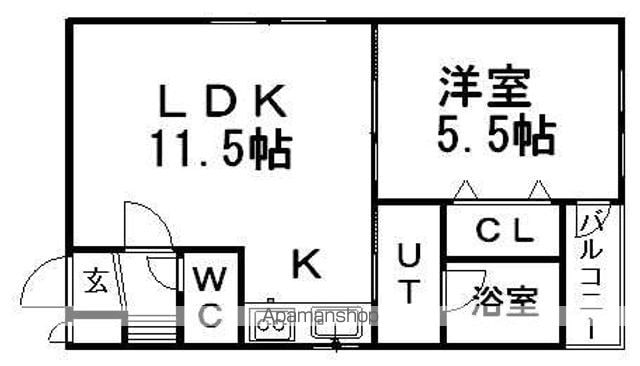 フォンテーヌ東札幌の間取り写真