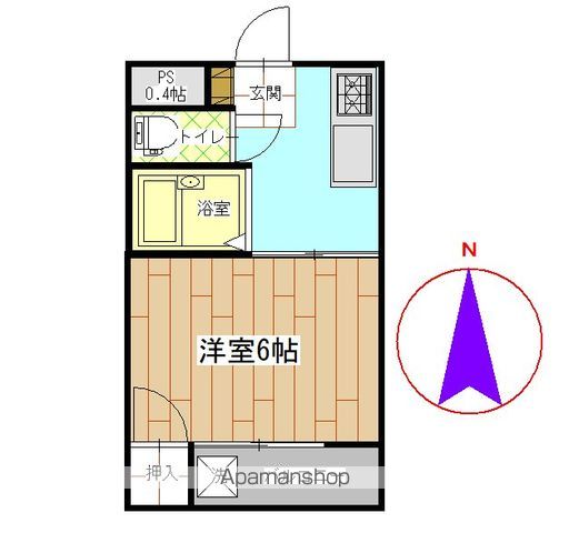 コーポ岱久の間取り写真