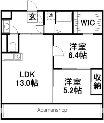ALCOー2の間取り写真