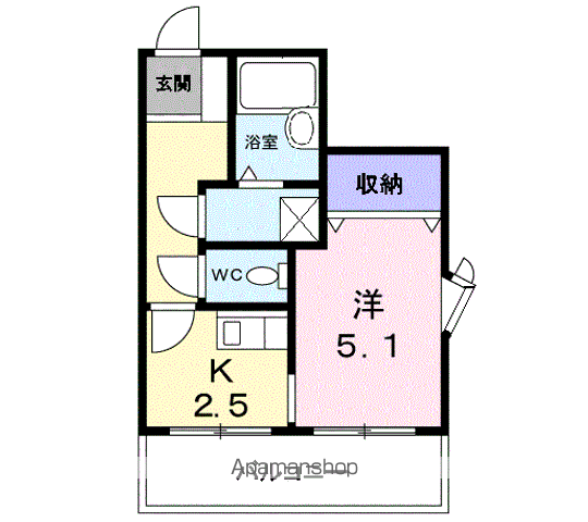 ヴィラ ナカヤマの間取り写真