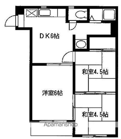 【テラスフルールの間取り】