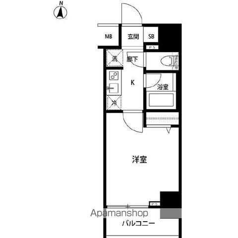 ルクレ錦糸町の間取り写真
