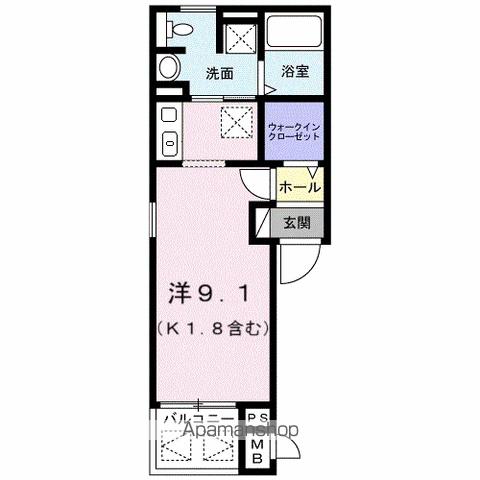 広島電鉄宮島線 楽々園駅 徒歩12分 3階建 築13年の間取り写真