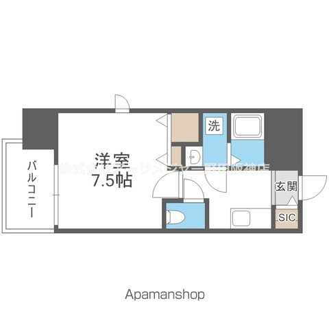 LIVE FLAT TSUKAMOTOの間取り写真