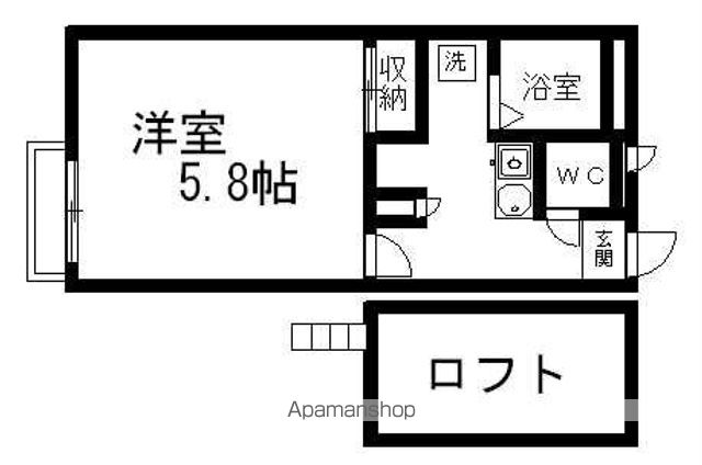 レオパレス新屋敷の間取り写真