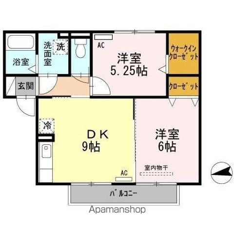 フルールの間取り写真