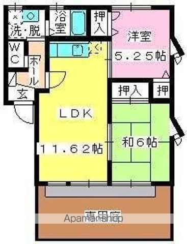シャンポール入部の間取り写真