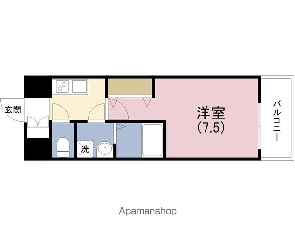 LOUIS RESIDENCE 天王寺町北の間取り写真