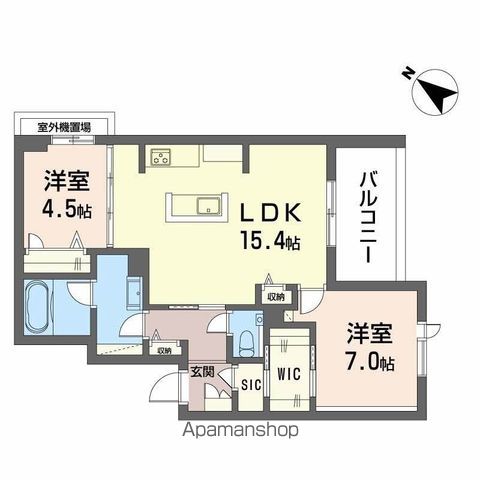 シャーメゾン 新屋敷 PREMIUMの間取り写真