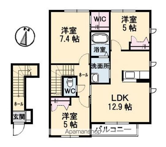 LA FRAISEの間取り写真