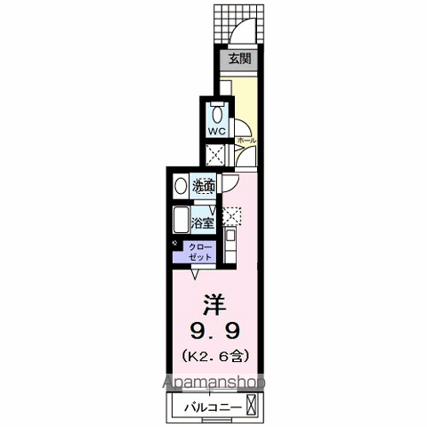 アグリ　ガーデン 102 ｜ 東京都立川市富士見町１丁目11-19（賃貸アパート1R・1階・28.00㎡） その2