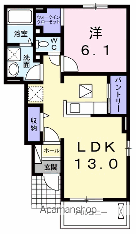 プリート高須 102 ｜ 高知県高知市高須１丁目15-47（賃貸アパート1LDK・1階・45.77㎡） その2