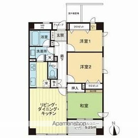 グランドメゾン高円寺南の間取り写真