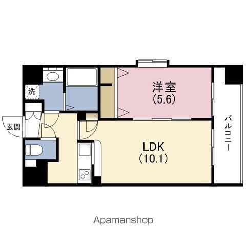 アーバネックス谷町の間取り写真