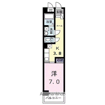フォーム[1K/30.23m2]の間取図