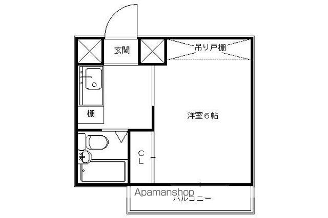 カルフール北村の間取り写真