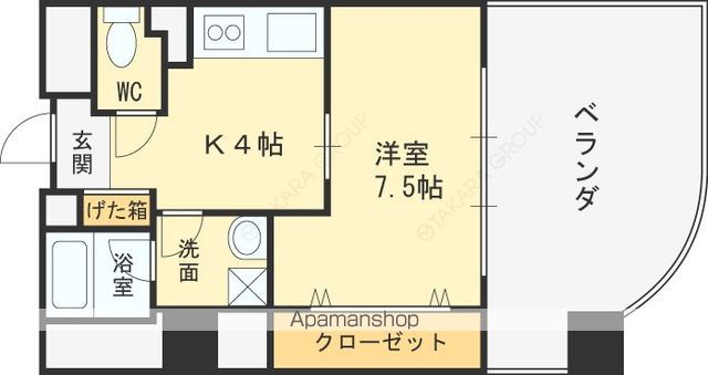 ジョイパーク鶴見の間取り写真