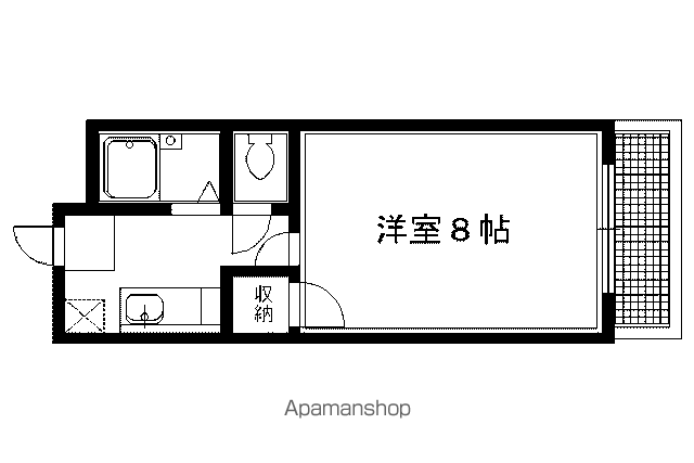 銀頂ハイツMEの間取り写真
