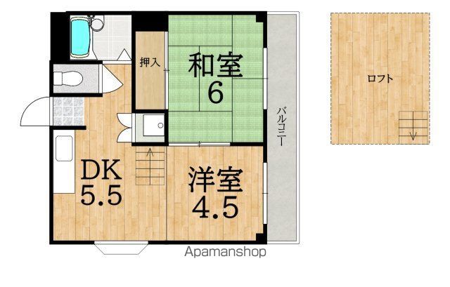 City Palace21 郡山九条 Part 1の間取り写真
