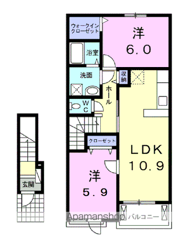 アブソリュート　リーベの間取り