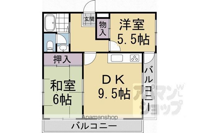 ベルエール長法寺の間取り写真