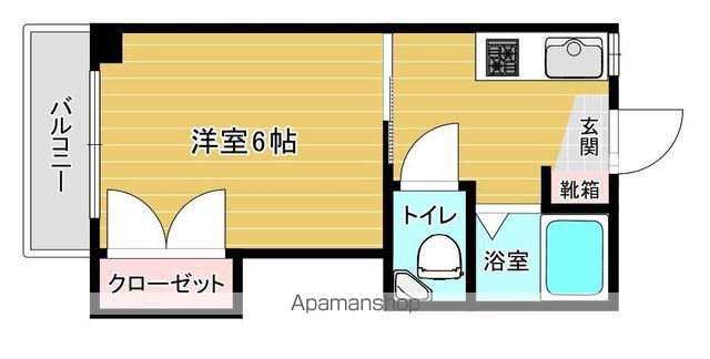 スリム室見の間取り写真