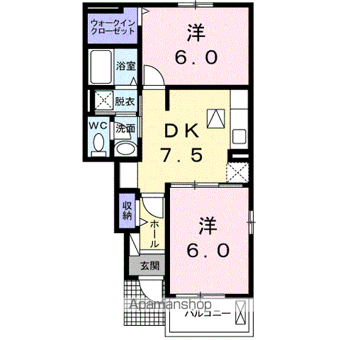 ブローテ高松の間取り写真