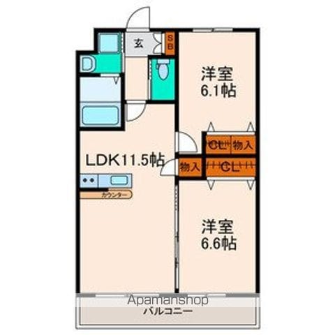 東仙台レジデンス参番館の間取り写真