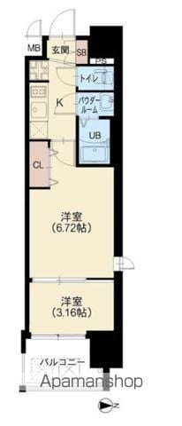 AELL OSAKA EASTの間取り写真