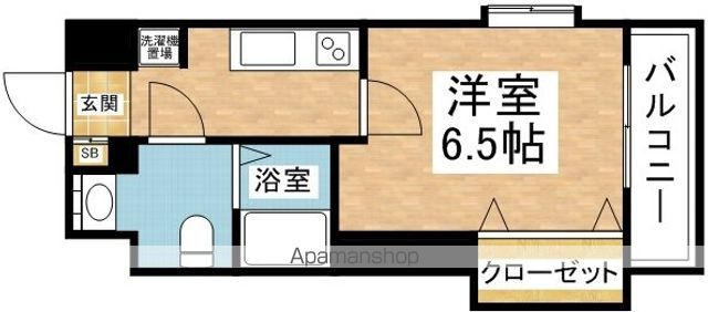 フレンシアノイエ東三国の間取り写真