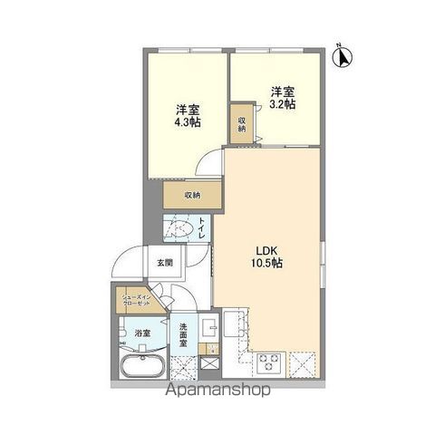 新宿区戸山１丁目&nbsp;4階建&nbsp;築1年未満のイメージ