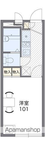 レオパレスSOUTHHILLの間取り写真