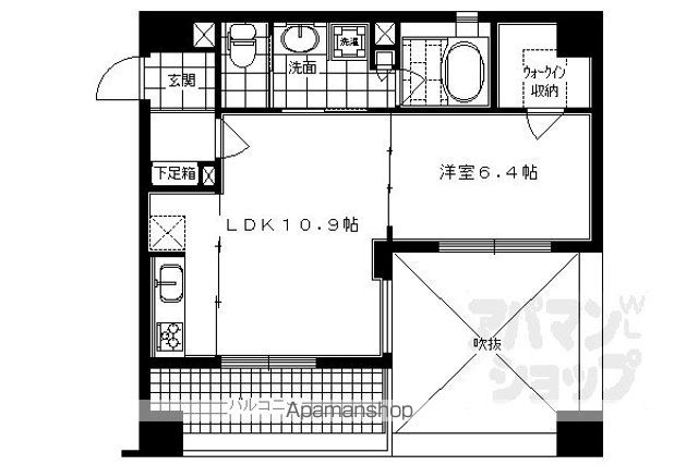リーガル京都二条城東の間取り写真