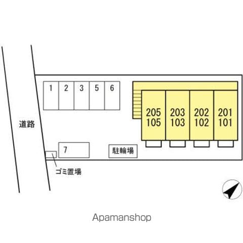 セジュール・ドゥマン 101 ｜ 福岡県大野城市瓦田１丁目13-21（賃貸アパート1K・1階・26.93㎡） その19