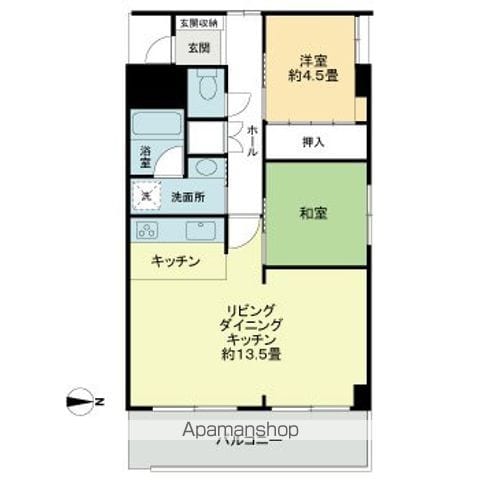 ライオンズマンション宮の森第2の間取り写真