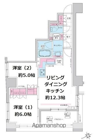 ステラメゾン三軒茶屋の間取り写真